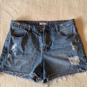 3 for $10 - Distressed Jean Shorts